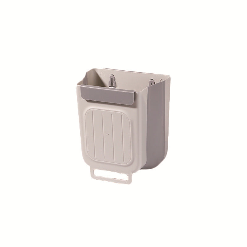 Foldable kitchen trash can