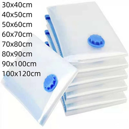 Vacuum Storage Bags with Valve Folding Compressed Space Saving Clothes Storage Big Size for Towel Cloth Blanket